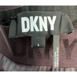 DKNY NWT Faux Leather Accordion Style Skirt Photo 2