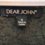 Dear John Women Dark Green Hidden Hood Cinched Pockets Utility Jacket Size S Photo 12