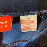 Liz Claiborne  80’s Liz & Co Royal Blue Velvet High Waisted Stirrup Legging Pants Photo 5