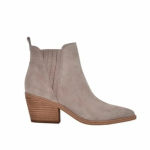 Marc Fisher Suede Leather Teona Light Grey Ankle Cowboy Boot Size 7.5 NWT Photo 14