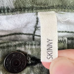 Rag and Bone  Skinny Ankle Jeans Size 24 Green Camo Low Rise EUC Photo 9
