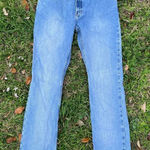 Old Navy Vintage‎ Y2K  Just Below Waist Blue Straight Leg Denim Jeans Light Wash Photo 0
