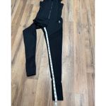 iD Strongwear Black Compression Jumpsuit XSmall Zip Front‎ Racerback Size 0 Photo 6