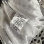 Rachel Zoe  Midi Skirt Womens Medium White Black Dotted Pleated Accordion Photo 7