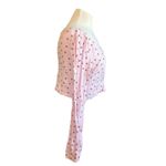 Urban Outfitters Out From Under Medium Cropped Lettuce Hem Top 100% Cotton Strawberry Coquette Photo 3