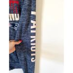 NFL  New England Patriots Football Oversized Full Zipper Hoodie Navy Blue Small Photo 3