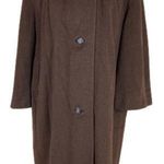 VINTAGE Brown Cashmere and Mink Fur Coat Size undefined Photo 0