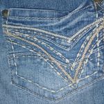 Mudd 9 32x11 Dark Wash Jeans Long Shorts Juniors Photo 2