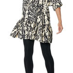 Norma Kamali  Floral Mini Dress Size Large Photo 0