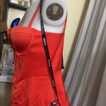 Beverly Hills Heiress Red Satin Corset A Photo 5