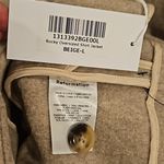 Reformation ๐๐ Rocky Oversized Shirt Jacket ~ Beige Large L NWT Photo 15