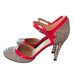 Kate Spade High Heels Unique Stylish Snakeskin with Neon Accents Size 9 Photo 1