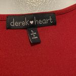 Derek Heart Red Long Sleeve Dress Photo 3