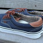 Vans Navy/Brown/Denim Dress Blues Sneakers Skate Shoes | Women’s 8 Mens 6.5 Photo 3
