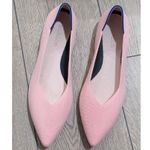 ROTHYS The Point II Ballet Flats Shoes Baby Pink Knit Womens Size 10.5 Slip On Photo 2