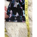 Fabletics  Leggings Womens Sz M 8 Black Color-Block Animal Mesh Accent See Pics Photo 2