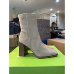 Sam Edelman  Ivette Sesame Suede Side Zipper Square Toe Block Heel Boot‎ Size 9.5 Photo 2