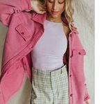 Free People We the Free Ruby Jacket in Pink Envy Size Small Photo 0