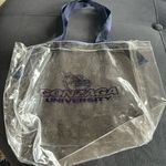 Clear Gonzaga Zip Bag Photo 1