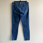 Paige Verdugo Ankle Jeans Boise Blue Womens Size 30 Distressed Hem Crop Photo 5