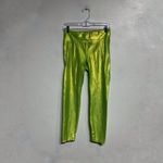 Heroine Sport Chartreuse Metallic Green Marvel Leggings Sz L NWOT Size L Photo 1