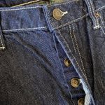 Wild Fable NEW High Rise Straight Denim Jeans Size 14 Dark Blue Wash Button Fly Photo 3