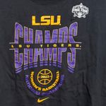 Nike LSU Louisiana State University Tigers 2023 Women's Basketball Champions  Tee Photo 2