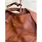 Brown Pebbled FAUX Leather Hobo Shoulder Bag With Dual Inside Pockets & Zipper Photo 7