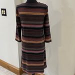 Tacera  Lightweight Knit striped Sweaterdress size MP Photo 3