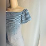 Bebe  striped off-shoulder dress.  Size 0 please the pictures for the measurement Photo 12