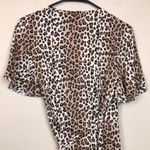 Seven Wonders Women’s Leopard Print Wrap Maxi Dress Brown Size 2 Photo 7