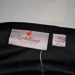 Quacker Factory NWT  Womens Black‎ Velvet Embellished Shirt Top 1X Photo 3
