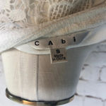 CAbi  White Lace Occasion Zip Up Jacket‎ Style 715 Photo 5