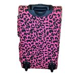 Victoria's Secret  Love Pink Leopard Rolling Duffle Bag Suitcase Y2K Travel Bag Photo 3