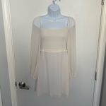 Aritzia  Wilfred Smocked Chiffon Dress - Size 4 Photo 2