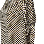 Everleigh Loose Fit Geometric Print Hi-Low Hem Blouse, Sz L Photo 8