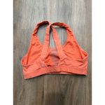 Lululemon  Cross Back Sports Bra Coral Orange Size 12 Workout Athletic Gym Photo 1