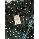 Exlura  Green Polka Dot Pleated Midi Skirt with Pockets Photo 5