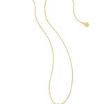 Kendra Scott  Christmas Candy Cane Gold Short Pendant Necklace Photo 2