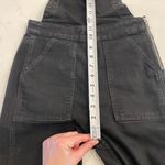 Madewell Cali Demi-Boot Overalls in Black Frost size XS Photo 8