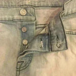 7 For All Mankind  Bleached White Washed Distressed Mom Shorts size 30 Acid Wash Photo 5