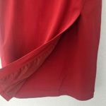 Reiss Mattia Elegant Cap Sleeve Sheath Dress in Deep Red Cocktail Dress Size 8 Photo 4