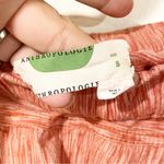 Anthropologie Size Small Orange Red Jogger Pull on Pants Women's 100% Cotton Photo 3