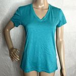 Nike Teal Dri Fit V-Neck Tee Photo 0