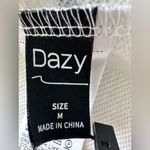 Striped Long Sleeve Polo Shirt White Size M Photo 4