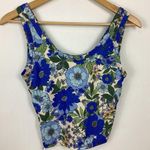 Caution to the Wind  Floral Retro Tank Top Size Small Photo 3