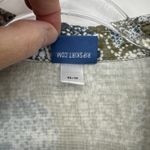 RipSkirt Dress Womens XS Green Floral Long Sleeve 100% Cotton Pockets Photo 5