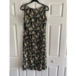 Tori Richard Honolulu Womens Small Pineapple Shift Dress Made in Hawaii Black Photo 5