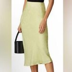 Krisa NWT  Boa Midi Skirt in Yellow Size Small Photo 0