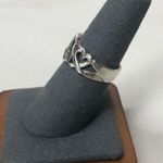 Tiffany & Co. Peretti 925 Sterling Silver Triple Heart Ring Blue Box Dust Bag Photo 9